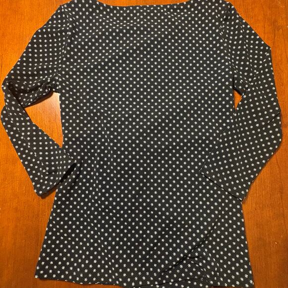 Ann Taylor Black and White Top Size XSP - Picture 5 of 5